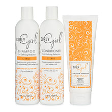 Load image into Gallery viewer, NEW! Shampoo, Conditioner, Moisturize and Define Curly Girl® Care Bundle