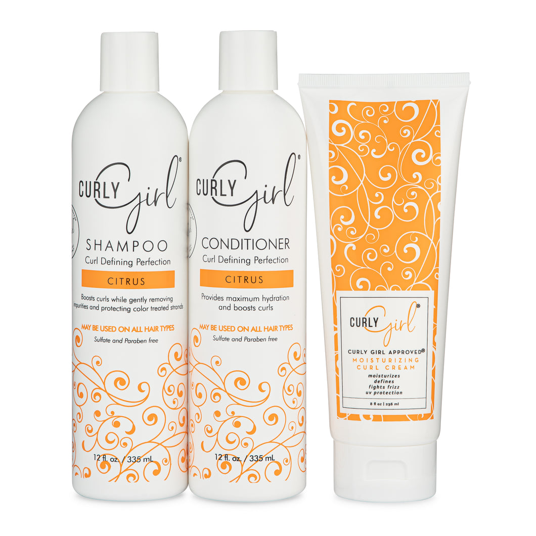 NEW! Shampoo, Conditioner, Moisturize and Define Curly Girl® Care Bundle