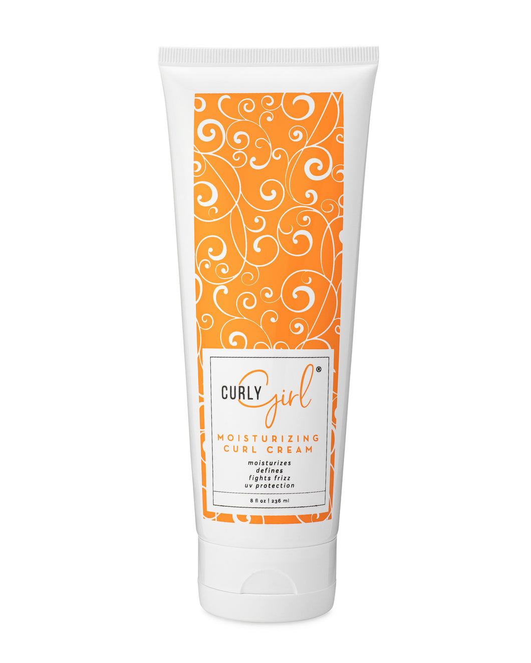 Curly Girl Moisturizing Curl Cream, Defines, Fights Frizz and UV Protection 8 Fl. Oz.