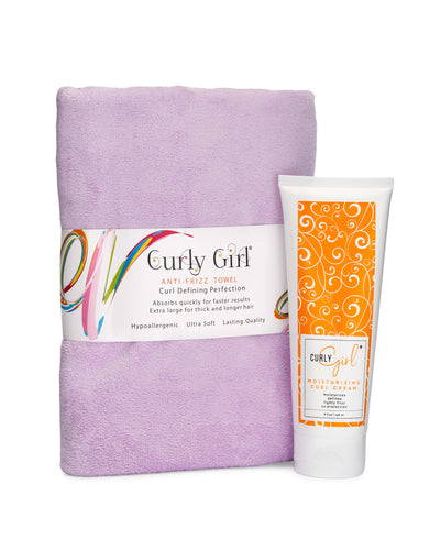 Curly Girl® Moisturizing Curl Cream 8 Fl. Oz. & Curly Girl Towel