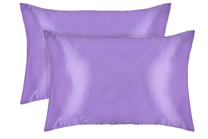 Curly Girl® Microfiber Satin Pillowcase for Hair and Skin, Cooling Satin Pillow Covers, Envelope Closure