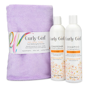 Curly Girl® Shampoo, Conditioner and Curly Girl® Towel
