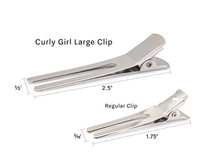 NEW!!! Curly Girl LARGE Root Lift Curl Clips, Rust Resistant Alligator Clips, Curly Girl Approved, 25 Clips